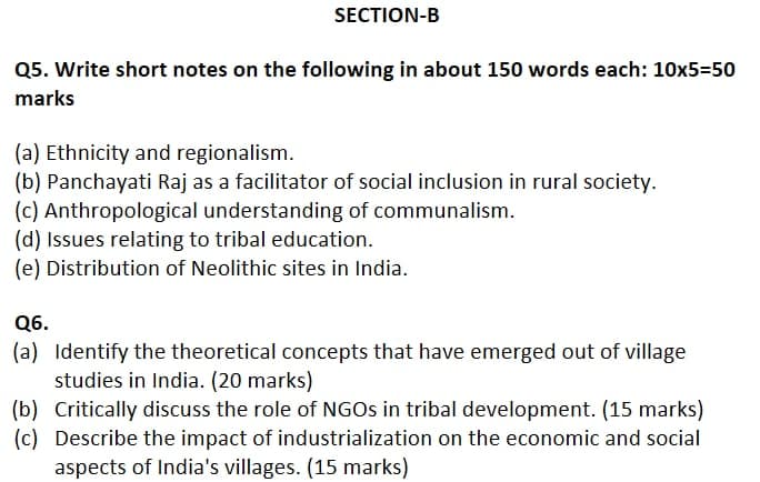 image 3 of 2019 ANTHROPOLOGY Optional Question Paper 2 PDF Download – UPSC CSE MAINS 2019